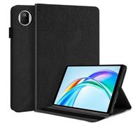 Étui for Tablette Huawei Honor Pad X7 8,7 Pouces JMS-W09 JMS-L09 2025, Motif Arbre en Relief, Rabat et Support(Black)