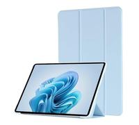 Étui for Tablette Lenovo Xiaoxin Pad 2024 TB331FC 11 Pouces, Support Pliable en Trois Parties, Coque arrière en TPU Souple(Sky Blue)