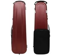 Étui for violon en fibre de carbone | Scénario d'utilisation multicolore : for stocker et transporter du matériel de violon(Red)