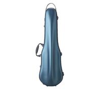 Étui for violon réglable 4/4 3/4 1/2 1/4 | Double bandoulière résistante à la pression(Matte blue 4 4 3 4)