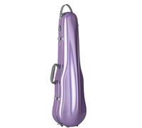 Étui for violon réglable 4/4 3/4 1/2 1/4 | Double bandoulière résistante à la pression(Purple 4 4 3 4)