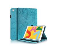 Etui FOXDOCK à rabat pour Amazon Fire Max 11 antichoc en relief avec support et emplacement pour carte-Bleu