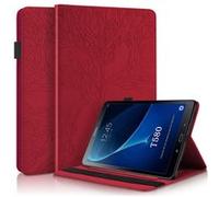 Etui FOXDOCK à rabat pour Lenovo Tab K11 Plus antichoc en relief avec support et emplacement pour carte-Rose