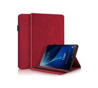 Etui FOXDOCK à rabat pour Lenovo Tab K11 Plus antichoc en relief avec support et emplacement pour carte-Rose