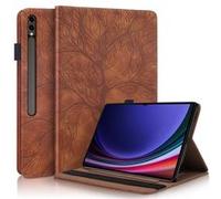 Étui FOXDOCK à rabat pour Nokia T10 antichoc en relief avec support et emplacement pour carte-Noir Noir G
