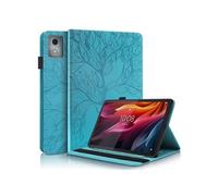 Etui FOXDOCK à rabat pour Samsung Galaxy Tab A 10.1 (2016)/T580 antichoc en relief avec support et emplacement pour carte-Bleu