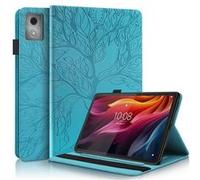 Étui FOXDOCK à rabat pour Samsung Galaxy Tab A 10.1 (2016)/T580 antichoc en relief avec support et emplacement pour carte-Bleu Bleu G