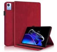 Étui FOXDOCK à rabat pour Xiaomi Pad 7 antichoc en relief avec support et emplacement pour carte-Rose Rose G