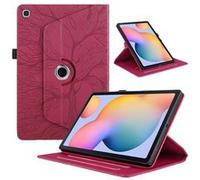 Étui FOXDOCK à rabat rotatif à 360° pour Samsung Galaxy Tab A7 Lite , résistant aux chocs et doté d'un support vertical-Rouge Rouge