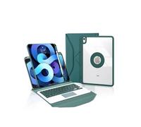 Etui FOXDOCK clavier Bluetooth avec pavé tactile pour iPad Air (2022)/iPad Air 5 avec support magnétique amovible multi-angles et housse de