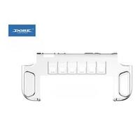 Étui FOXDOCK Crystal pour Switch 2 : coque de protection fine avec poignée ergonomique, rangement intégré pour cartes de jeu, coque PC transparente, design léger et résistant aux rayures Transparent G