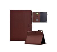 Étui FOXDOCK intelligent en cuir de qualité supérieure pour Amazon Fire 7 (2017) Design ultra-fin et résistant aux chocs, avec emplacements pour cartes et fonction support-marron marron