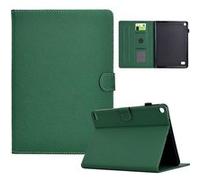 Étui FOXDOCK intelligent en cuir de qualité supérieure pour Amazon Fire 7 (2017) Design ultra-fin et résistant aux chocs, avec emplacements pour cartes et fonction support-vert vert G