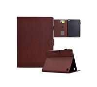 Étui FOXDOCK intelligent en cuir de qualité supérieure pour Fire HD 8 (2020) Design ultra-fin et résistant aux chocs, avec emplacements pour cartes et fonction support-marron marron