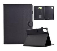 Étui FOXDOCK intelligent en cuir de qualité supérieure pour iPad Pro 11 (2024) Design ultra-fin et résistant aux chocs, avec emplacements pour cartes et fonction support-noir noir G