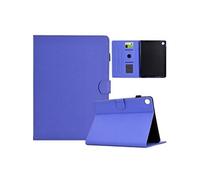 Étui FOXDOCK intelligent en cuir de qualité supérieure pour Lenovo Tab M10 (3rd Gen) Design ultra-fin et résistant aux chocs, avec emplacements pour cartes et fonction support-violet violet