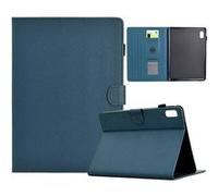 Étui FOXDOCK intelligent en cuir de qualité supérieure pour Lenovo Tab M9 Design ultra-fin et résistant aux chocs, avec emplacements pour cartes et fonction support-bleu foncé bleu foncé G