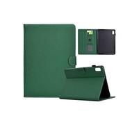 Étui FOXDOCK intelligent en cuir de qualité supérieure pour Lenovo Tab P11 Gen 2 Design ultra-fin et résistant aux chocs, avec emplacements pour cartes et fonction support-vert vert