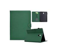 Étui FOXDOCK intelligent en cuir de qualité supérieure pour Samsung Galaxy Tab A 10.5 Design ultra-fin et résistant aux chocs, avec emplacements pour cartes et fonction support-vert vert