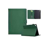 Étui FOXDOCK intelligent en cuir de qualité supérieure pour Samsung Galaxy Tab S6 Lite (2020)/P610 Design ultra-fin et résistant aux chocs, avec emplacements pour cartes et fonction support-vert vert