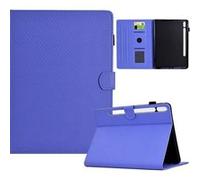 Étui FOXDOCK intelligent en cuir de qualité supérieure pour Samsung Galaxy Tab S8 Design ultra-fin et résistant aux chocs, avec emplacements pour cartes et fonction support-violet violet G