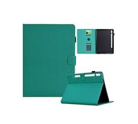 Étui FOXDOCK intelligent en cuir de qualité supérieure pour Samsung Galaxy Tab S9 Design ultra-fin et résistant aux chocs, avec emplacements pour cartes et fonction support-bleu clair bleu clair