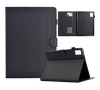 Étui FOXDOCK intelligent en cuir de qualité supérieure pour Xiaomi Pad 6/6 Pro Design ultra-fin et résistant aux chocs, avec emplacements pour cartes et fonction support-noir noir G