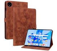 Étui FOXDOCK pour tablette Huawei MatePad Pro 11 (2022) coque en TPU souple et durable avec support réglable, emplacements pour cartes et rainures antidérapantes-Marron Marron G