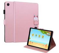 Etui FOXDOCK pour tablette Huawei MatePad T8 résistant aux chocs, protection intégrale, support multi-angles réglable, coque magnétique en TPU-Rose