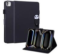 Etui FOXDOCK pour tablette iPad Pro 13 (2024) résistant aux chocs, protection intégrale, support multi-angles réglable, coque magnétique en TPU-Noir