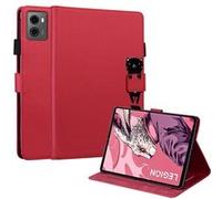 Étui FOXDOCK pour tablette Lenovo Legion Y700 (2023) résistant aux chocs, protection intégrale, support multi-angles réglable, coque magnétique en TPU-Rouge Rouge G