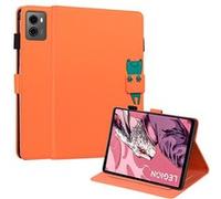 Étui FOXDOCK pour tablette Lenovo Legion Y700 (2023) résistant aux chocs, protection intégrale, support multi-angles réglable, coque magnétique en TPU-Orange Orange G