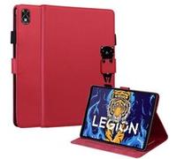 Étui FOXDOCK pour tablette Lenovo Legion Y700 résistant aux chocs, protection intégrale, support multi-angles réglable, coque magnétique en TPU-Rouge Rouge G
