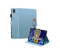 Etui FOXDOCK pour tablette Lenovo Legion Y700 résistant aux chocs, protection intégrale, support multi-angles réglable, coque magnétique en TPU-Bleu