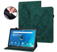 Étui FOXDOCK pour tablette Lenovo Tab M8 Butterfly Design Premium Cuir Anti-Fall Protection Tablet Cover avec emplacements de carte et fonction du support-Vert Vert G