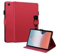 Etui FOXDOCK pour tablette OPPO Pad Air résistant aux chocs, protection intégrale, support multi-angles réglable, coque magnétique en TPU-Rouge