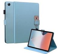 Etui FOXDOCK pour tablette OPPO Pad Air résistant aux chocs, protection intégrale, support multi-angles réglable, coque magnétique en TPU-Bleu