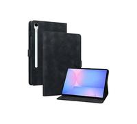 Etui FOXDOCK pour tablette Samsung Galaxy Tab S10 FE+ coque en TPU souple et durable avec support réglable, emplacements pour cartes et rainures