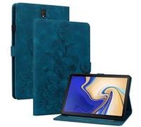Étui FOXDOCK pour tablette Samsung Galaxy Tab S4 10.5 coque en TPU souple et durable avec support réglable, emplacements pour cartes et rainures antidérapantes-Bleu Bleu G