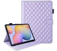 Etui FOXDOCK pour tablette Samsung Galaxy Tab S6 Lite (2020) coque arrière flexible en TPU avec support multi angles-Violet