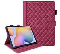 Étui FOXDOCK pour tablette Samsung Galaxy Tab S6 Lite (2024) coque arrière flexible en TPU avec support multi angles-Rouge Rouge G
