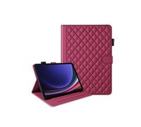 Etui FOXDOCK pour tablette Samsung Galaxy Tab S9 coque arrière flexible en TPU avec support multi angles-Rouge