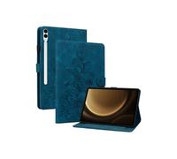 Etui FOXDOCK pour tablette Samsung Galaxy Tab S9+ coque en TPU souple et durable avec support réglable, emplacements pour cartes et rainures