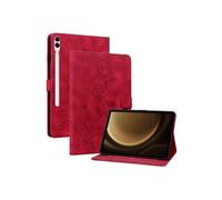 Etui FOXDOCK pour tablette Samsung Galaxy Tab S9+ coque en TPU souple et durable avec support réglable, emplacements pour cartes et rainures