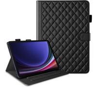 Étui FOXDOCK pour tablette Samsung Galaxy Tab S9 FE+ coque arrière flexible en TPU avec support multi angles-Noir Noir G