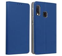 Étui Galaxy A20e Housse Portefeuille Porte-carte Support Vidéo - Bleu nuit