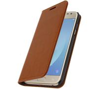 Etui Galaxy J5 2017 Housse folio cuir protection intégrale - Camel