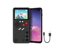 Étui Gameboy compatible avec Samsung Galaxy S23, intégrant 36 jeux rétro, protection d'écran couleur pour Galaxy S23 (noir).