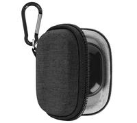 Étui Geekria pour écouteurs Compatible avec Samsung Galaxy Buds3 FE/Pro, Galaxy Buds 2 - Pochette de Voyage Rigide avec Clip Mousqueton (Gris foncé)