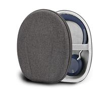 Étui Geekria Shield Compatible avec Jabra Evolve2 75, Evolve2 65, Evolve2 55, Evolve2 50 et Elite 45h, Sac de Transport Rigide Protecteur avec Rangement pour câbles (Gris foncé)